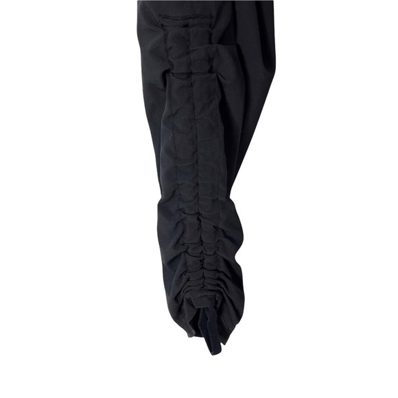 Athleta Aspire Ankle Pants Black Size 2 Ruched Ankle Joggers 983350 - Picture 5 of 9